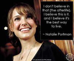 Atheism Natalie Portman | Favorite Quotes | Pinterest | Natalie ... via Relatably.com