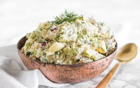 Healthy Dill Potato Salad - Lively Table