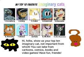 My top 10 fav animated cats meme by SuperMaster10 on DeviantArt via Relatably.com