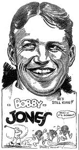 The only golfer considered one of the true icons of the Golden Age of Sports, Bobby Jones stood alongside Babe Ruth, Red Grange, Jack Dempsey and Bill ... - Jones-drawing-2-Grafico-07-13-1929