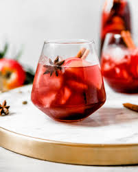 Autumn Red Wine Apple Cider Sangria — Zestful Kitchen