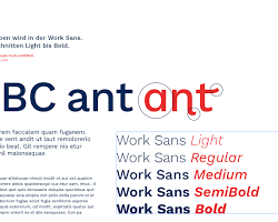 Tipografía Work Sans de Google Fonts