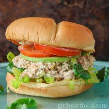 Salmon Salad Sandwich | Girl Heart Food®