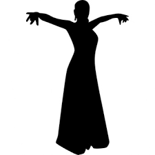 Resultado de imagen de bailarina dibujo silueta