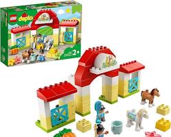 Afbeelding van LEGO DUPLO Paardenstal en pony's verzorgen (10951)
