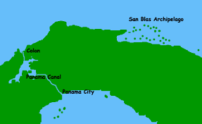 Image result for San Blas Islands map images