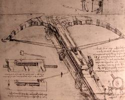 Leonardo da Vinci giant crossbow