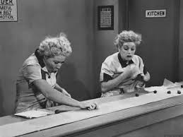 Image result for lucy and ethel at chocolate factory
