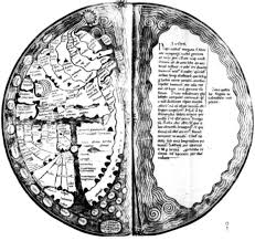 Weltkarte nach Martianus Capella und A.Th. Macrobius - mu-1