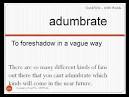 adumbrate