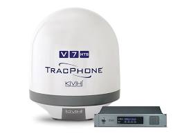 Image de TracPhone V7HTS satellite system on a yacht