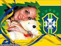 Escudo da CBF Brasil Moldura - 5324150612