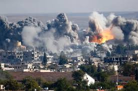Image result for bombing syria