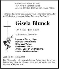 Gisela Blunck | Nordkurier Anzeigen