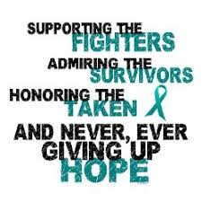 Ovarian Cancer Support Quotes. QuotesGram via Relatably.com