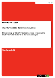 Autorenprofil | Ferdinand Kosak | 5 eBooks | GRIN