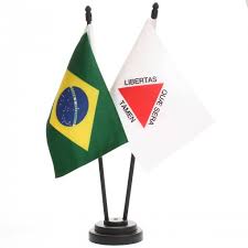 Resultado de imagem para bandeira do brasil e de minas gerais
