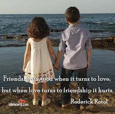 Quotes About Friendship Into Love. QuotesGram via Relatably.com