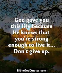 God gives me strength...BibleGodQuotes.com | I AM | Pinterest ... via Relatably.com