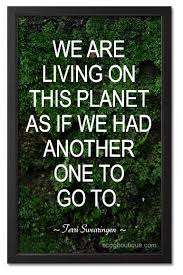 green quote about mother nature - we are living as there is ... via Relatably.com