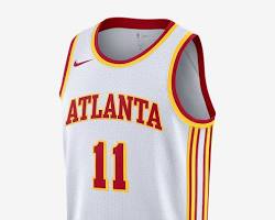Image of Atlanta Hawks home jersey