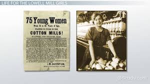 The Lowell Mill Girls & Their Working Conditions - Video & Lesson ...