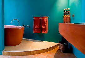 حمامات منزلية باللون التركواز ... قمة في الروعة