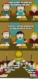 South Park: The Most Brainless Town... by collinboy - Meme Center via Relatably.com