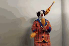 Image result for juggling clown gif