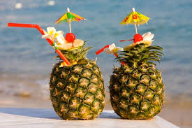 Image result for drink in a pineapple