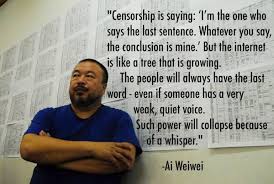 Censorship Quotes Ai Weiwei | Silence in the Library | Pinterest ... via Relatably.com