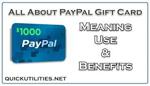 Everything You Need To Know About PayPal Gift Card: Meaning ...