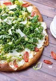 Kale Caesar Salad Pizza | Vegetarian Pizza Recipe | Love & Zest