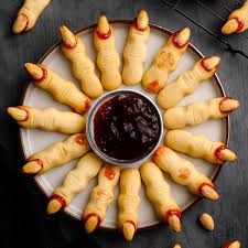 Witch Finger Cookies (without food coloring!) - Texanerin Baking