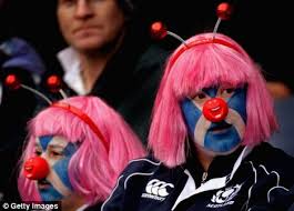 Image result for scotland fans in pink