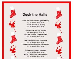 Deck the Halls Christmas carol song