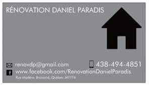 Rénovation <b>Daniel Paradis</b>. Review me. (438) 494-4851 - daniel_paradis