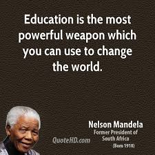 Nelson Mandela On Education Quotes. QuotesGram via Relatably.com