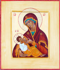 Risultati immagini per icona della Madre di Dio che allatta