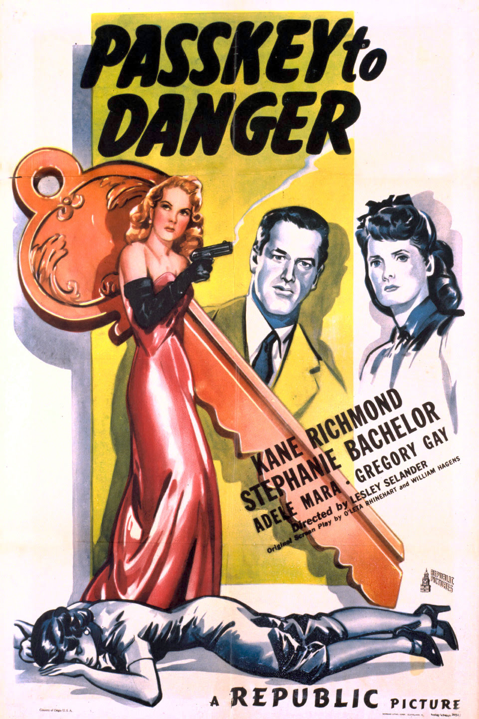Passkey to Danger movie poster