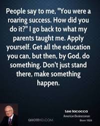 Lee Iacocca Quotes | QuoteHD via Relatably.com