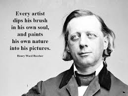 No 30 Henry Ward Beecher | Art Quote of the Day via Relatably.com