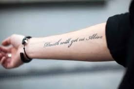 Cool and Meaningful Tattoo Quotes | Tattoo Art Club – Free Tattoo ... via Relatably.com
