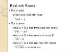 nth root