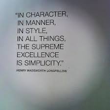 Simplicity, according to Henry Wadsworth Longfellow. #wisdom ... via Relatably.com