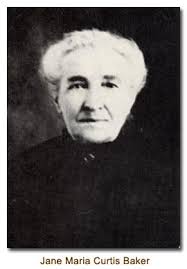 In the little village of Holbeach, Lincolnshire, in the southern part of England, on November 14th, 1835, Jane Maria Curtis was born. - baker_jane_maria_curtis