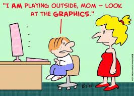 Image result for children playing on computers cartoons