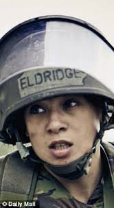 Cadet Elizabeth Eldridge in training - article-2033008-0DA3A89A00000578-94_233x423