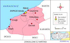 Image result for zonguldak haritası