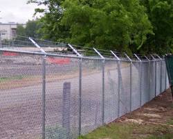 Chain link fence industrial